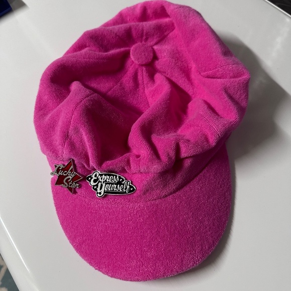 Madonna 2004 The Invention Tour Pageboy Hat with 2 Pins - Picture 1 of 5
